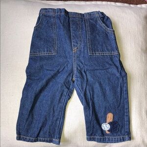 Dark Blue Kids straight leg Jeans